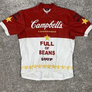 Cycling Campbells Soup Canari Jersey Shirt Size XL Bicycle Athletic San Diego